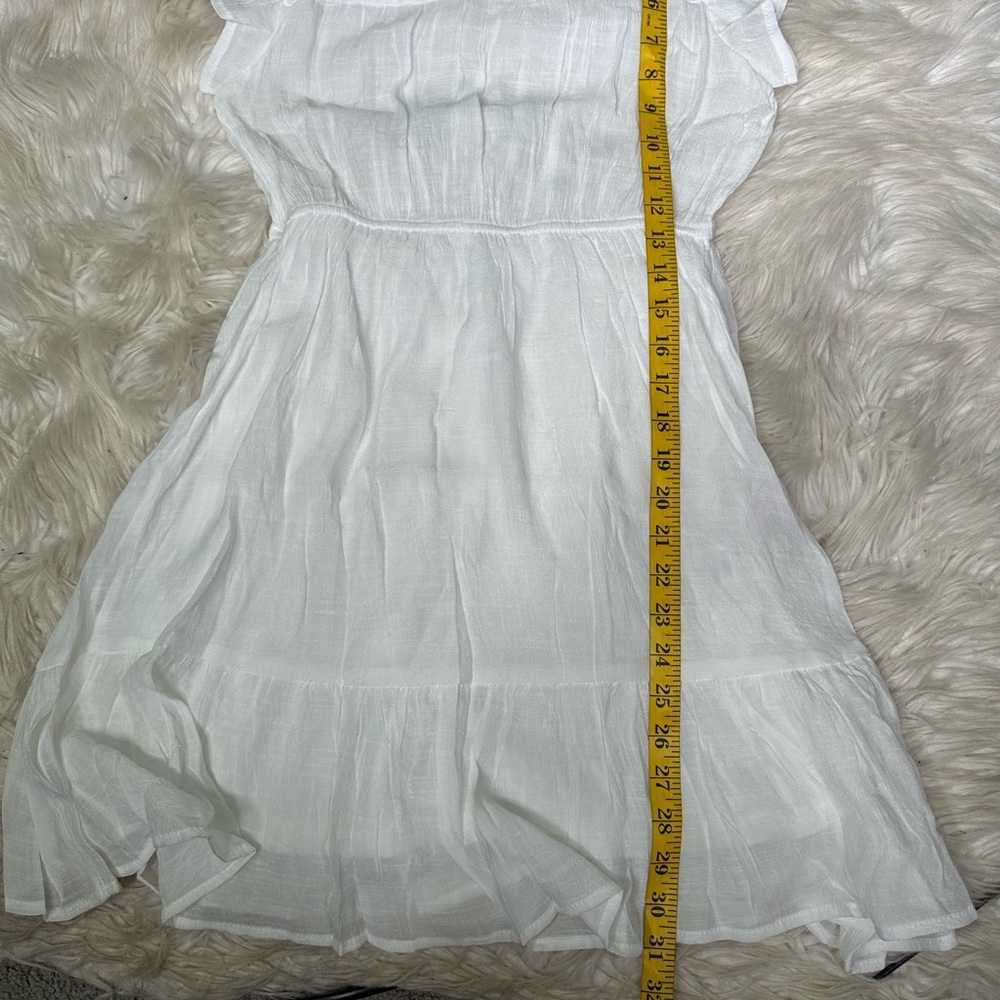 Nwt Mine White Dress with Pink Floral Embroidery - Picture 12 of 12